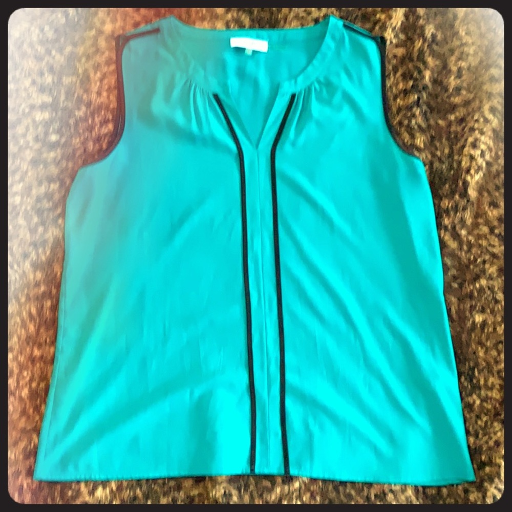Calvin Klein blue & black tank top